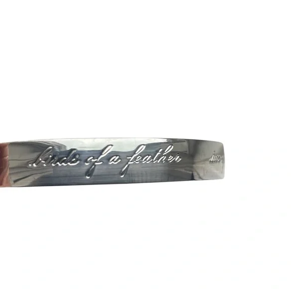 Authentic Kate Spade Best Friend Ever Idiom Bangle bracelet. Silver bride - Picture 9 of 11